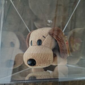 Ty Plush Dog Toy - Tan and Brown (Bones)